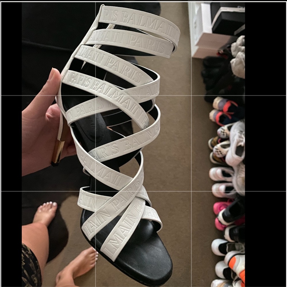 Balmain strappy heels